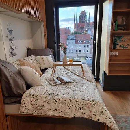 Apartment Birdnest Riverview & Parking Gdansk